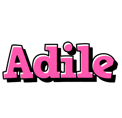 Adile girlish logo