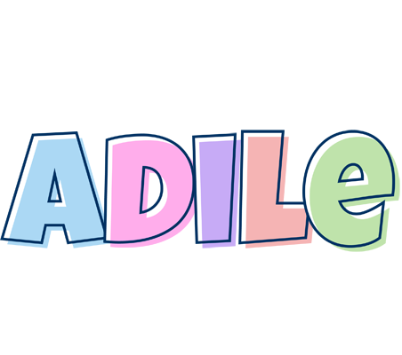 Adile pastel logo