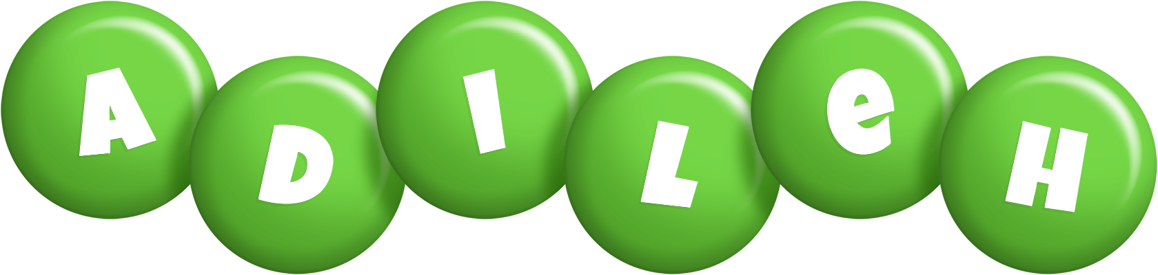 Adileh candy-green logo