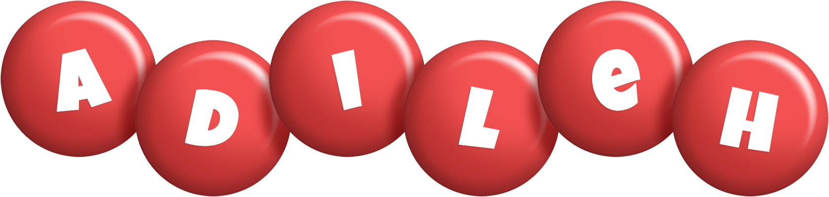 Adileh candy-red logo