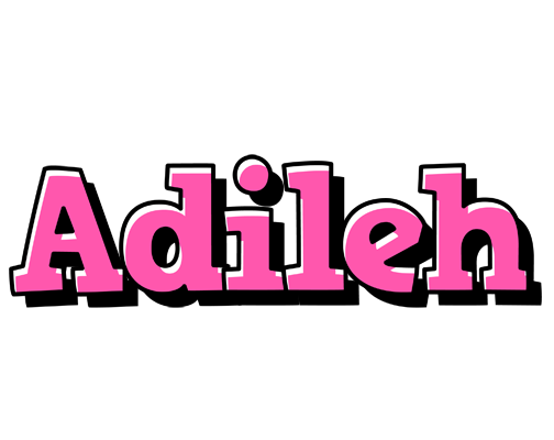 Adileh girlish logo