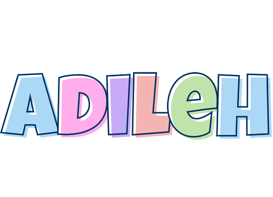 Adileh pastel logo