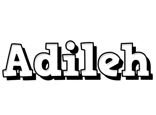 Adileh snowing logo