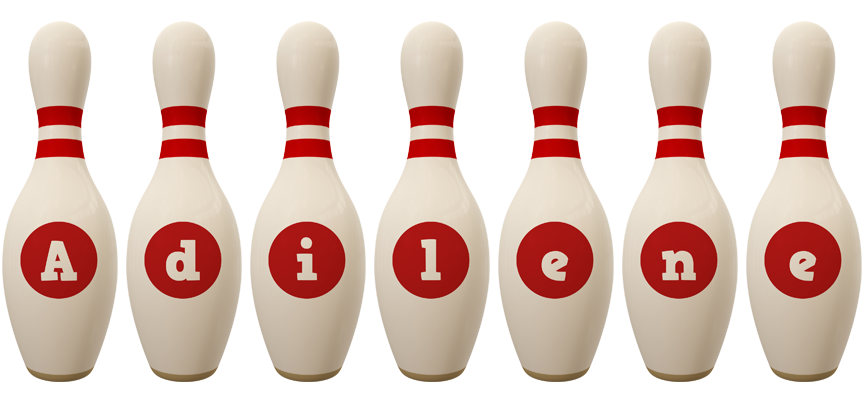 Adilene bowling-pin logo