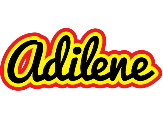 Adilene flaming logo