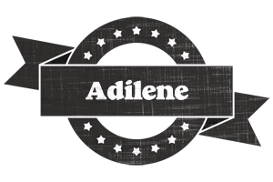 Adilene grunge logo