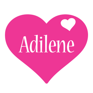 Adilene love-heart logo