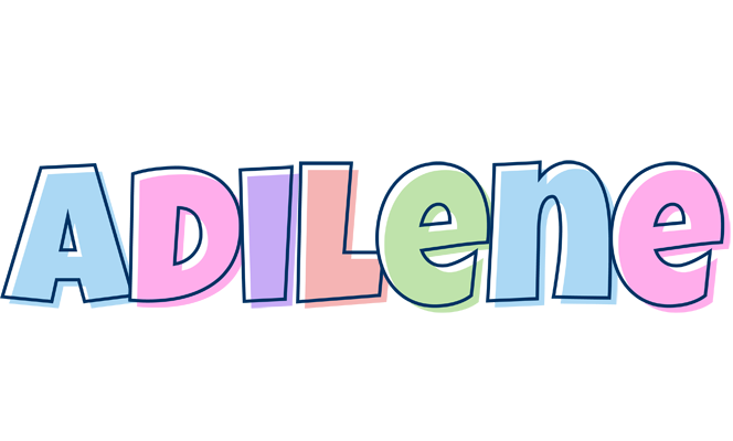 Adilene pastel logo