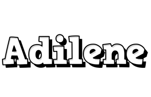 Adilene snowing logo