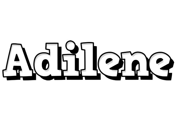 Adilene snowing logo