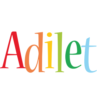 Adilet birthday logo