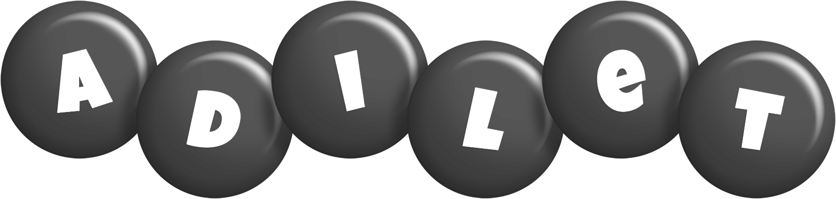 Adilet candy-black logo