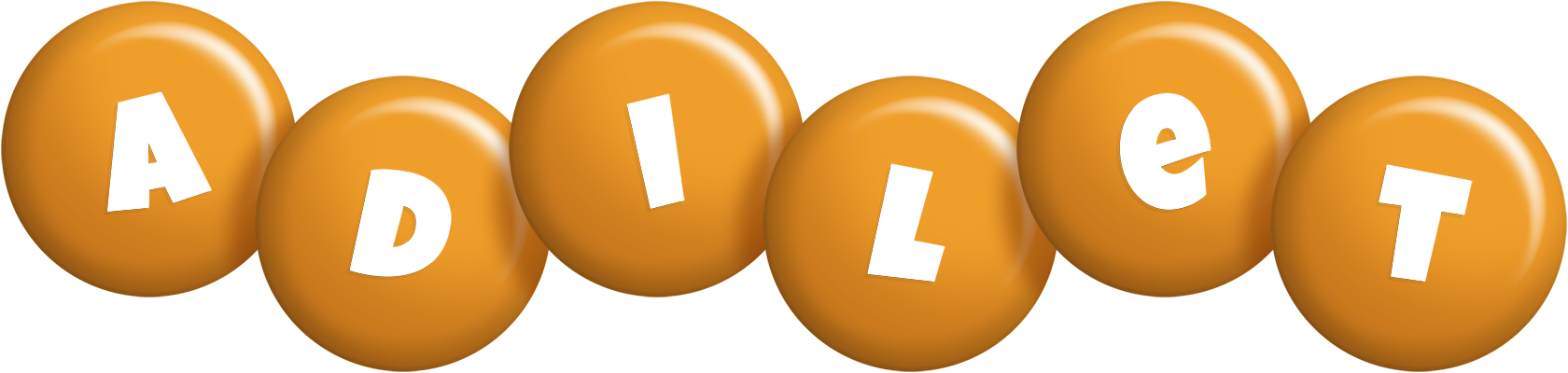 Adilet candy-orange logo