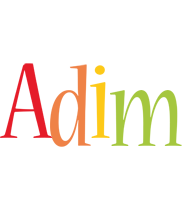 Adim birthday logo