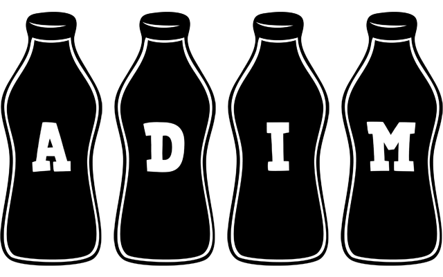 Adim bottle logo