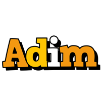 Adim cartoon logo