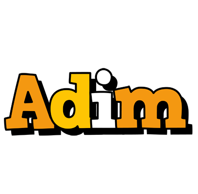 Adim cartoon logo