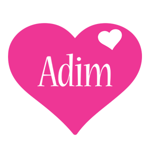 Adim love-heart logo