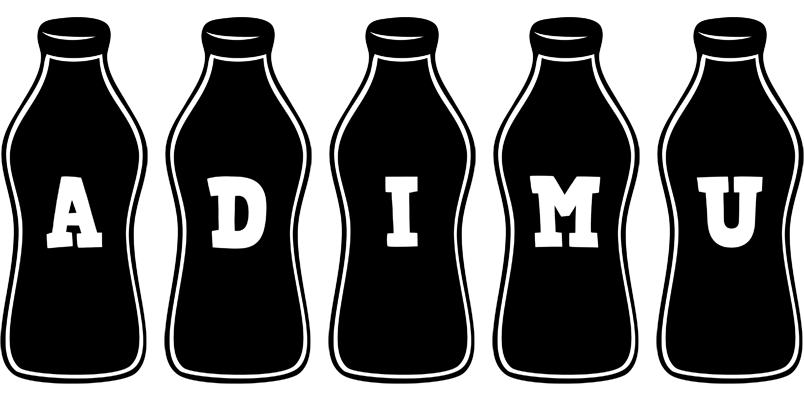 Adimu bottle logo