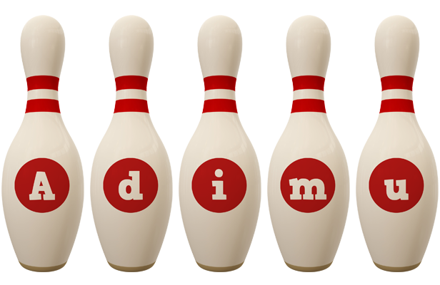 Adimu bowling-pin logo