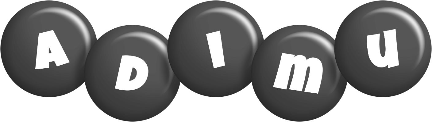 Adimu candy-black logo