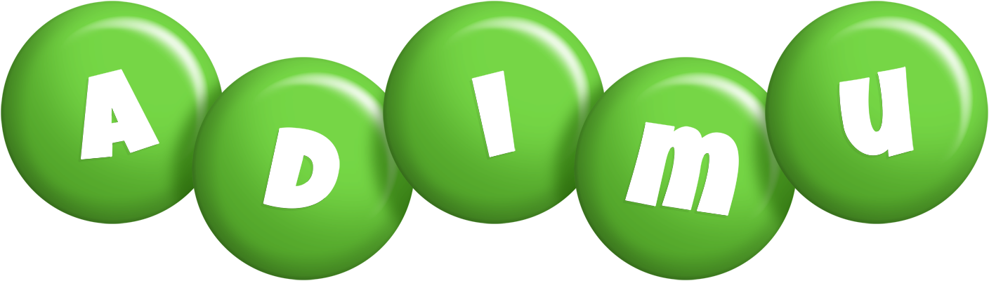 Adimu candy-green logo
