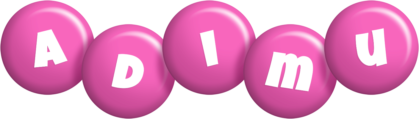 Adimu candy-pink logo
