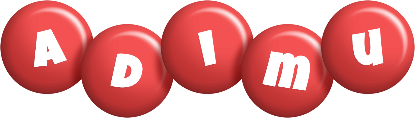 Adimu candy-red logo