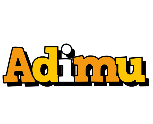 Adimu cartoon logo