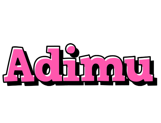 Adimu girlish logo
