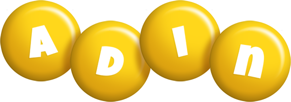 Adin candy-yellow logo