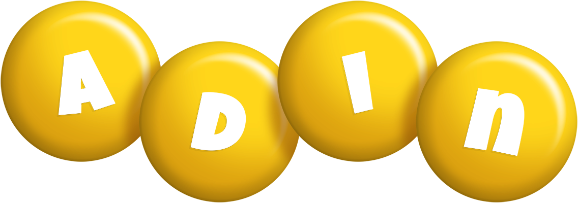 Adin candy-yellow logo