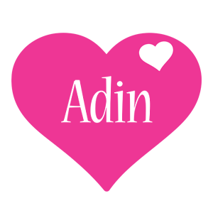 Adin love-heart logo