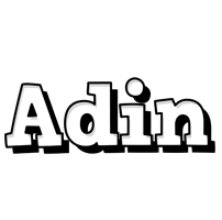 Adin snowing logo