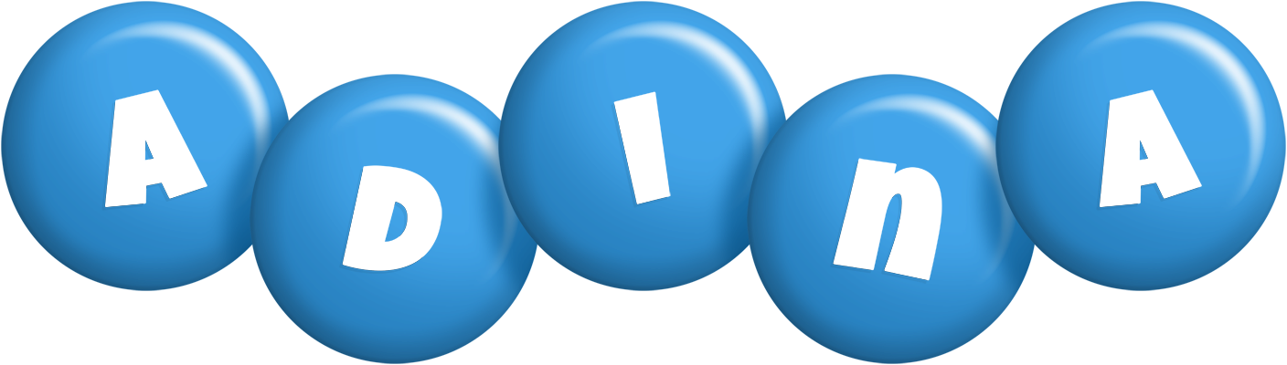 Adina candy-blue logo