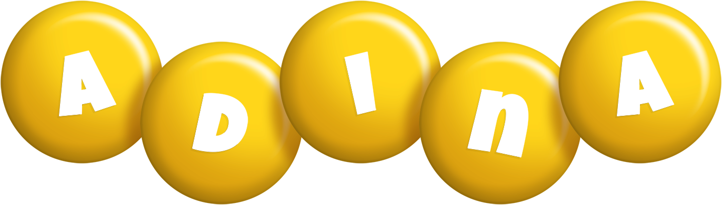 Adina candy-yellow logo