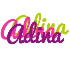 Adina flowers logo