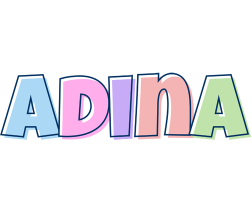 Adina pastel logo