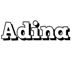 Adina snowing logo