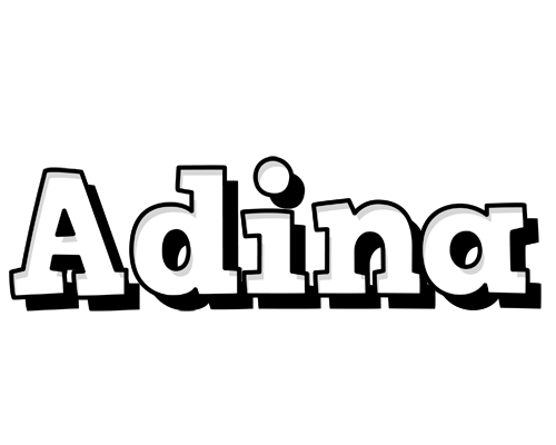 Adina snowing logo
