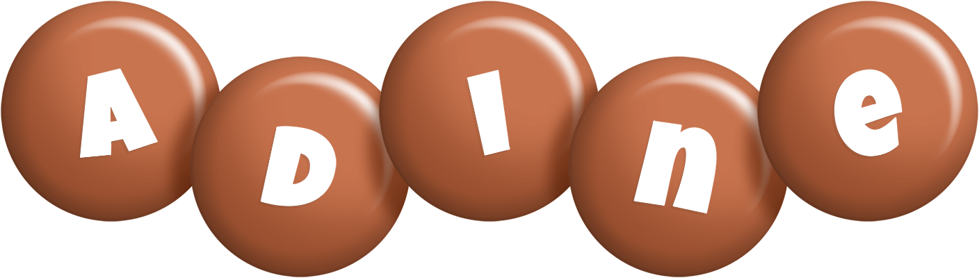Adine candy-brown logo
