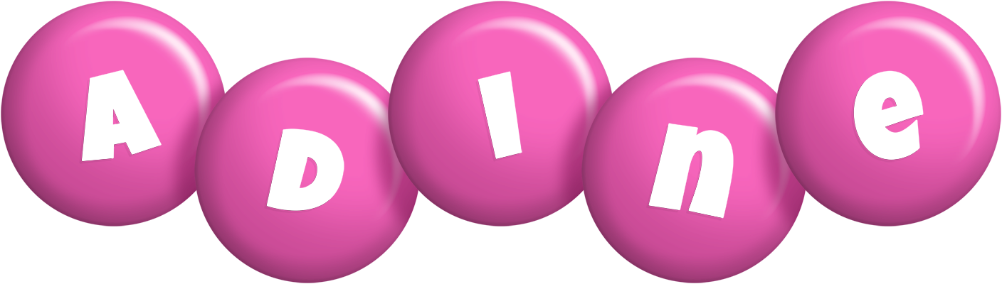 Adine candy-pink logo
