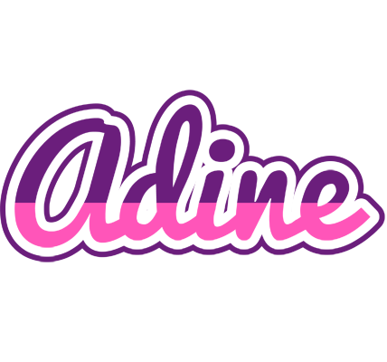 Adine cheerful logo