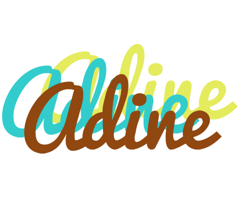 Adine cupcake logo