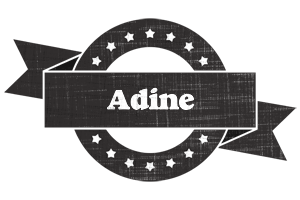 Adine grunge logo