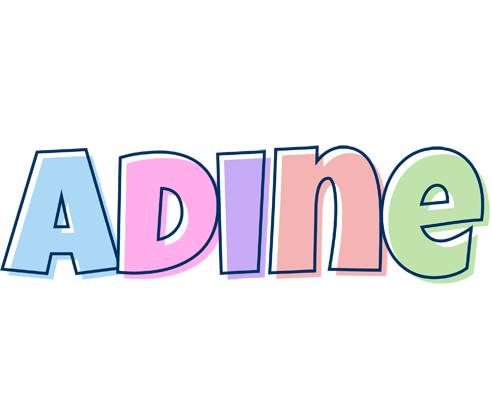 Adine pastel logo