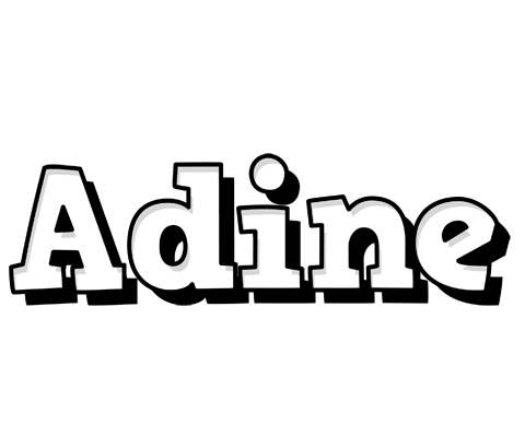 Adine snowing logo