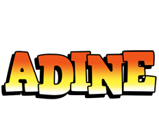 Adine sunset logo