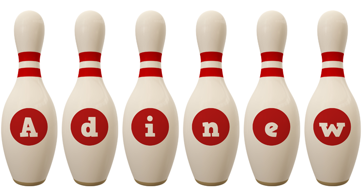 Adinew bowling-pin logo