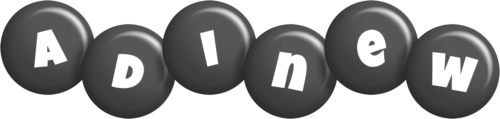 Adinew candy-black logo